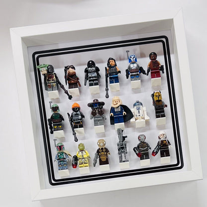 Display Frame for Lego ® Star Wars Mandalorian general minifigures figures 27cm