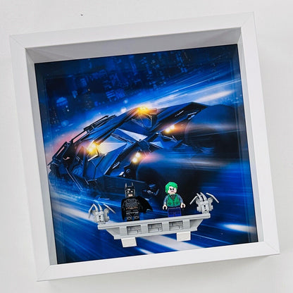 Display Frame for Lego ® Batman Tumbler batmobile 76240 minifigures 27cm case