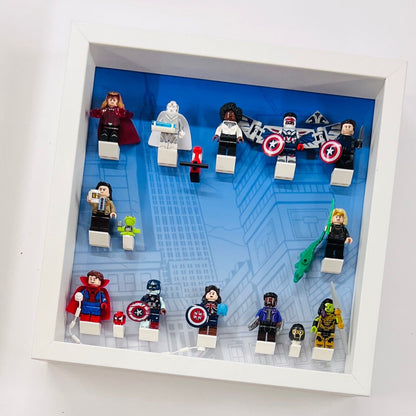 Display Frame for Lego ® Marvel Studios series 71031 minifigures figures 27cm