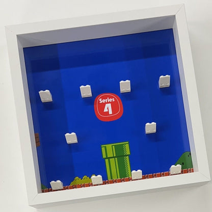 Display Frame Case for Lego ® Super Mario Series 4 minifigures 71402 27cm