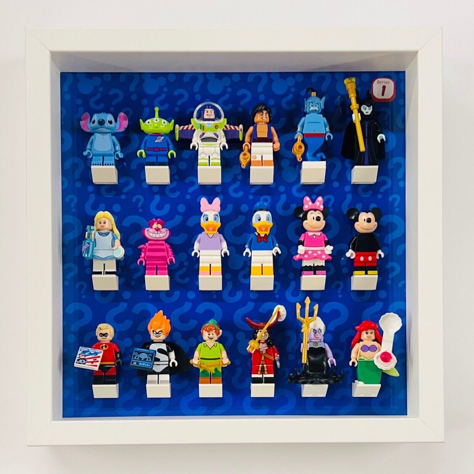 Display Frame for Lego ® Disney Series 1 minifigures 71012 figures 27cm