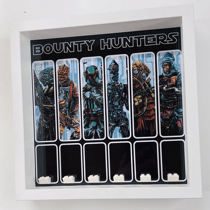 Display Frame for Lego ® Star Wars Bounty Hunters Boba Fett minifigures 27cm