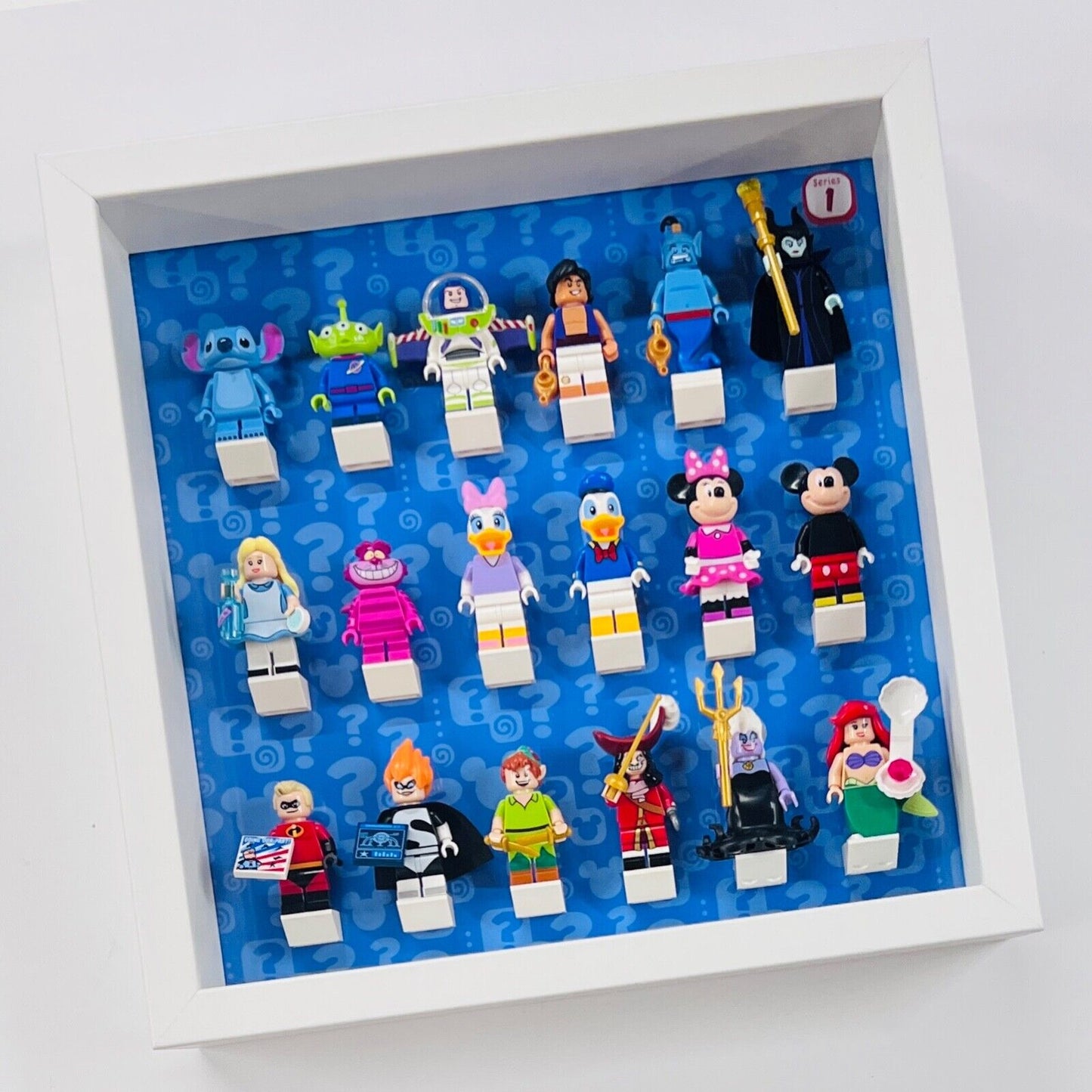 Display Frame for Lego ® Disney Series 1 minifigures 71012 figures 27cm