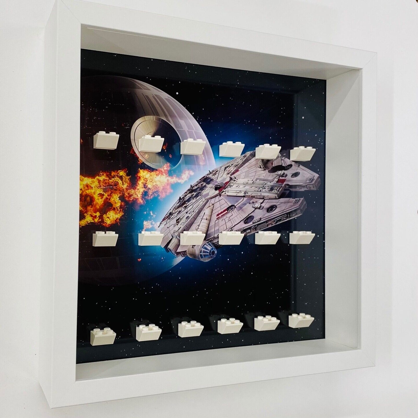 Display Frame case for Lego ® Star Wars minifigures millennium Falcon 27cm