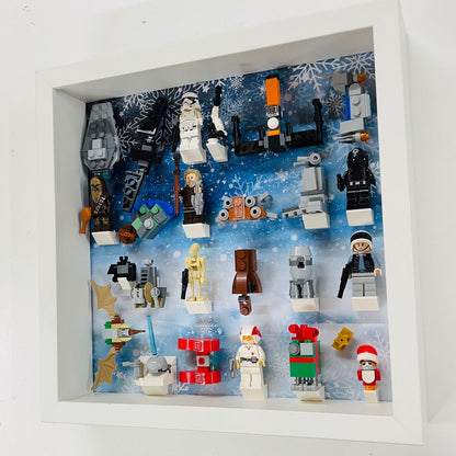 Display Frame for Lego ® Star Wars Advent Calendar 2019 minifigures 75245 27cm