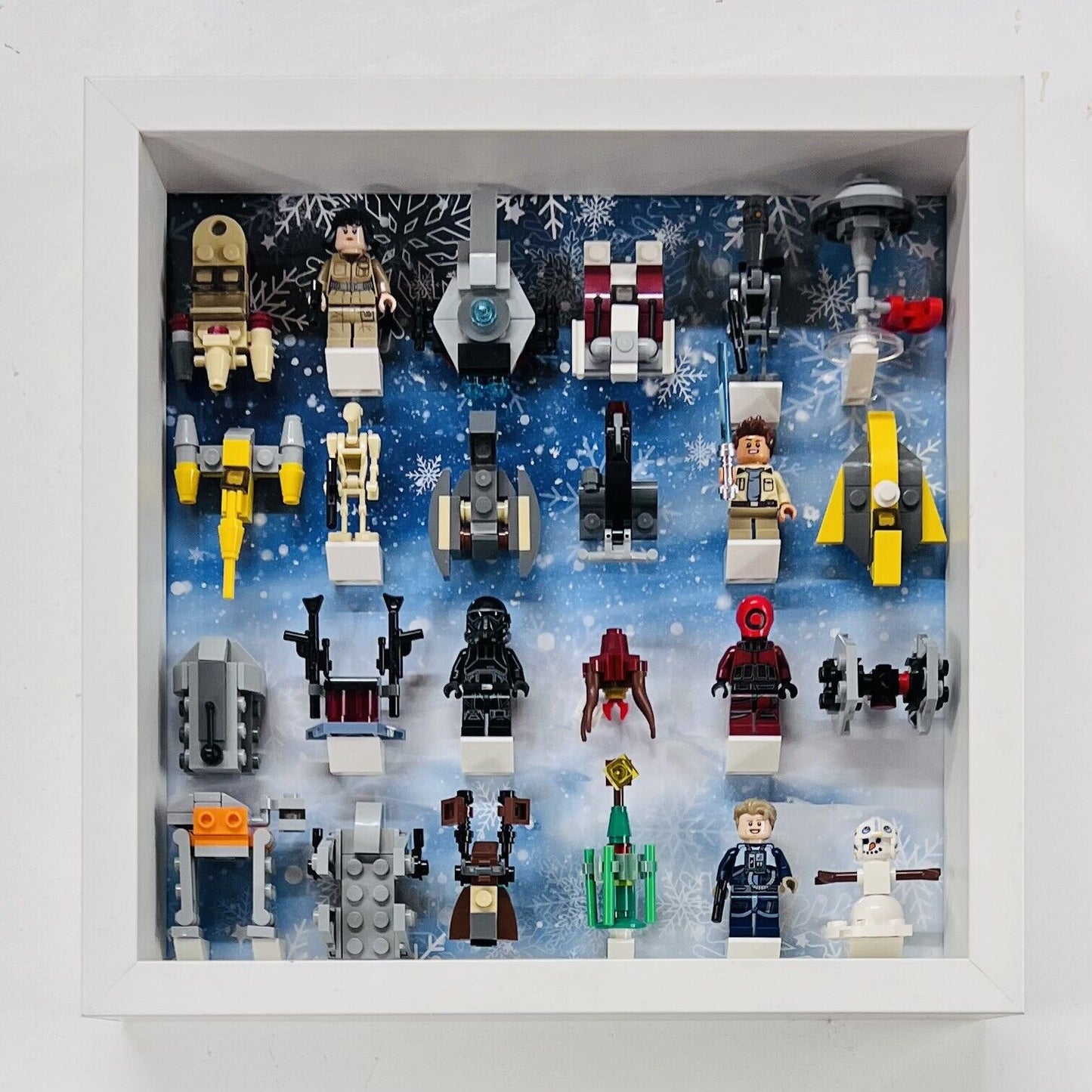 Display Frame for Lego ® Star Wars Advent Calendar 2018 minifigures 75213 27cm