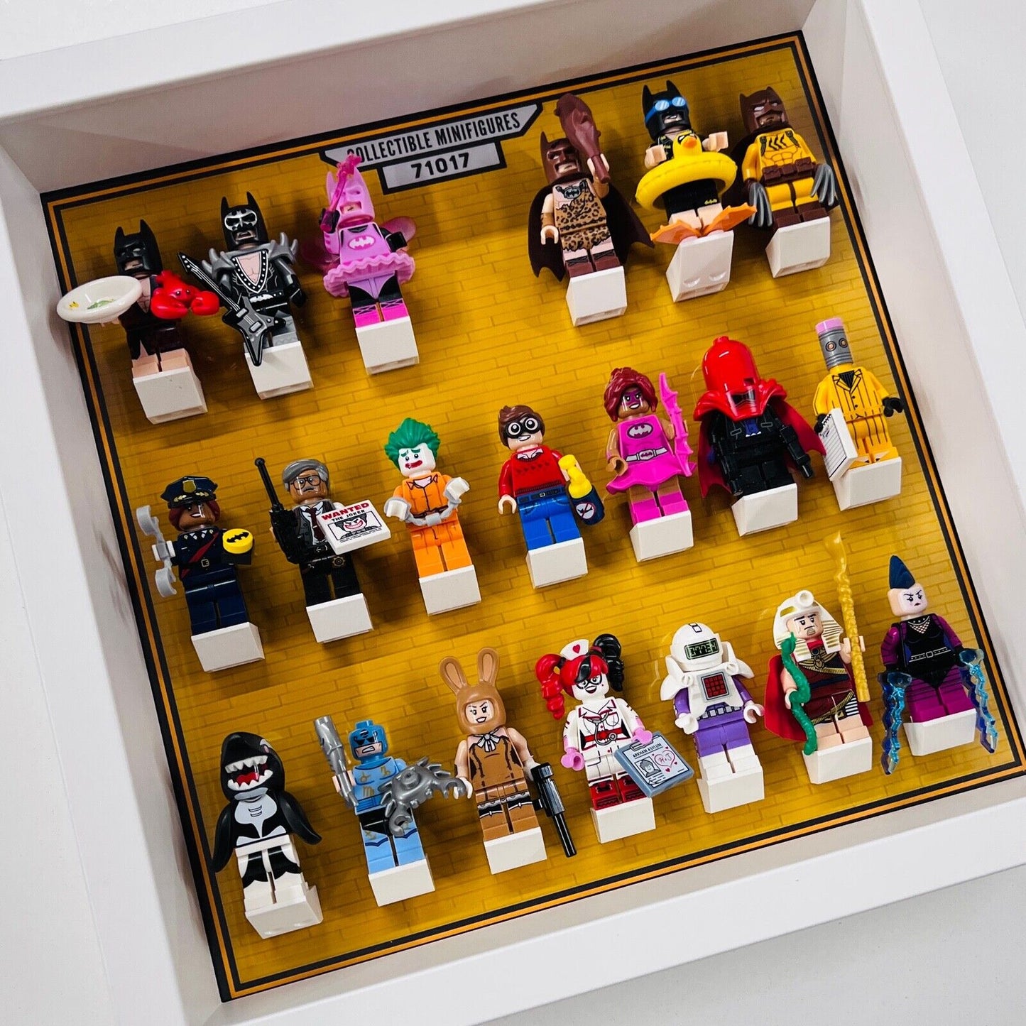 Display Frame case for Lego ® Batman Movie Series 1 71017 minifigures 27cm