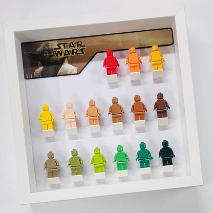 Display Frame case for Lego ® Star Wars Yoda classic general minifigures 27cm