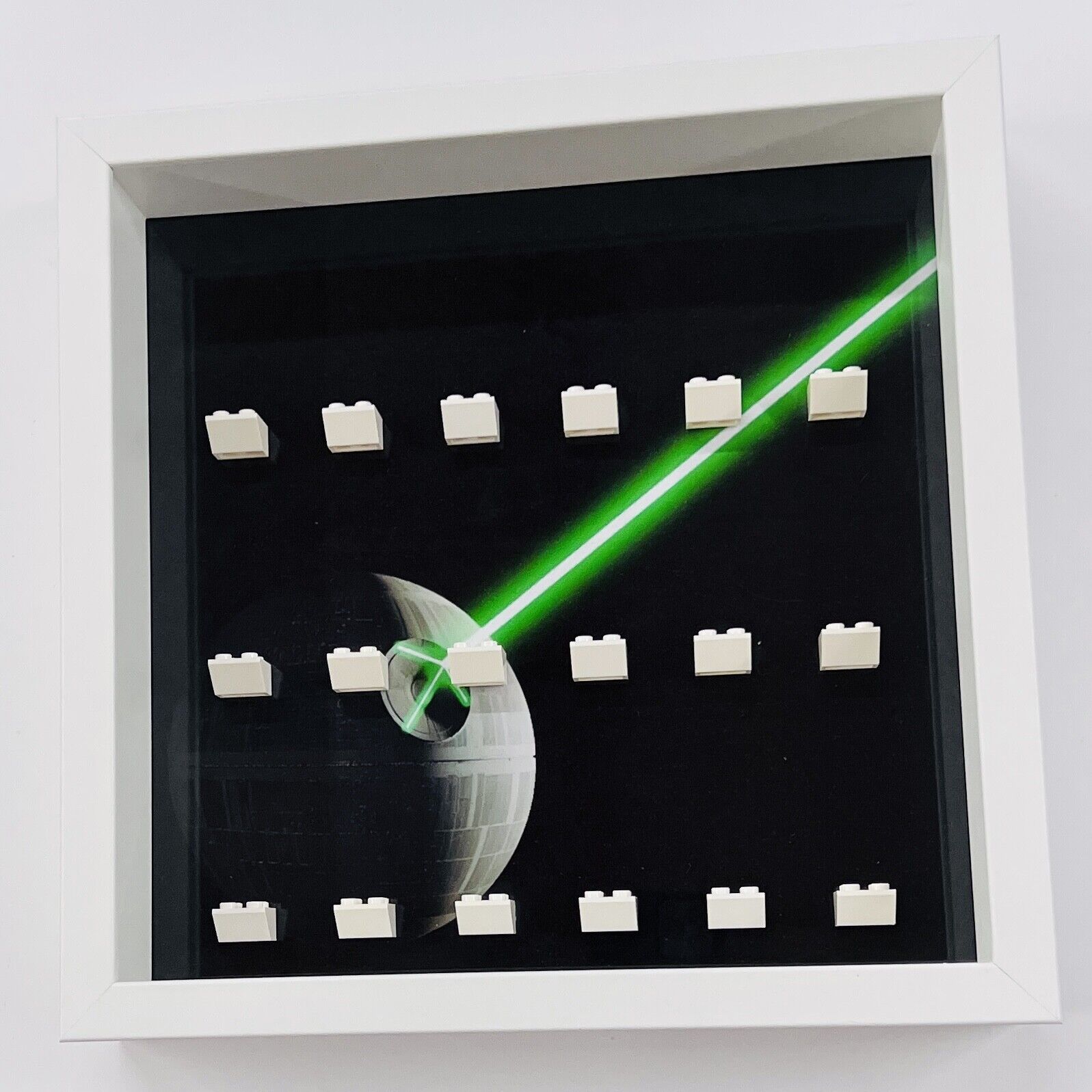 Display Frame case for Lego ® Star Wars death star minifigures 27cm