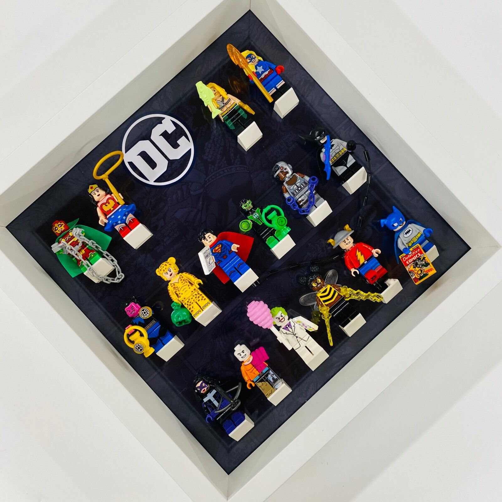 Display Frame case for Lego ® DC Comics Series minifigures 71026 27cm