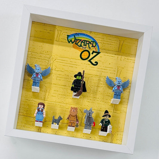 Display Frame case for Lego ® Wizard of Oz Lego Movie 2 minifigures 27cm 