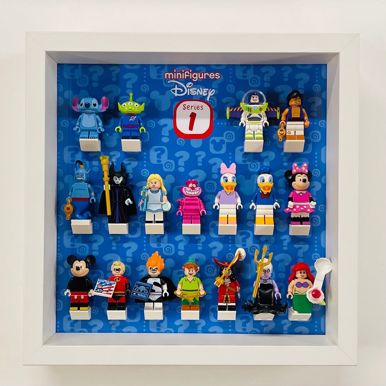 Display Frame for Lego ® Disney Series 1 minifigures 71012 figures 27cm