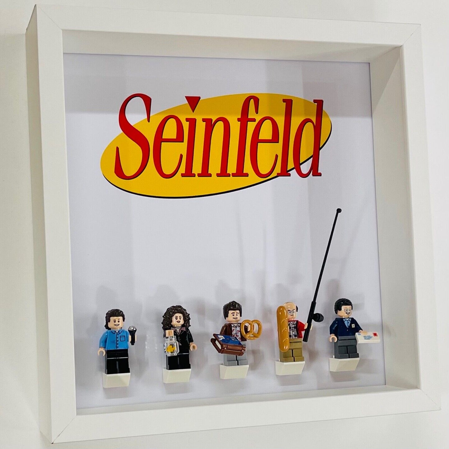 Display case Frame for Lego Ideas Seinfeld 21328 minifigures 27cm