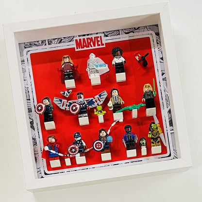 Display Frame for Lego ® Marvel Studios Series 71031 figures minifigures 27cm