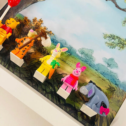 Display Frame Case for Lego ® Winnie The Pooh Minifigures 21326 27cm 