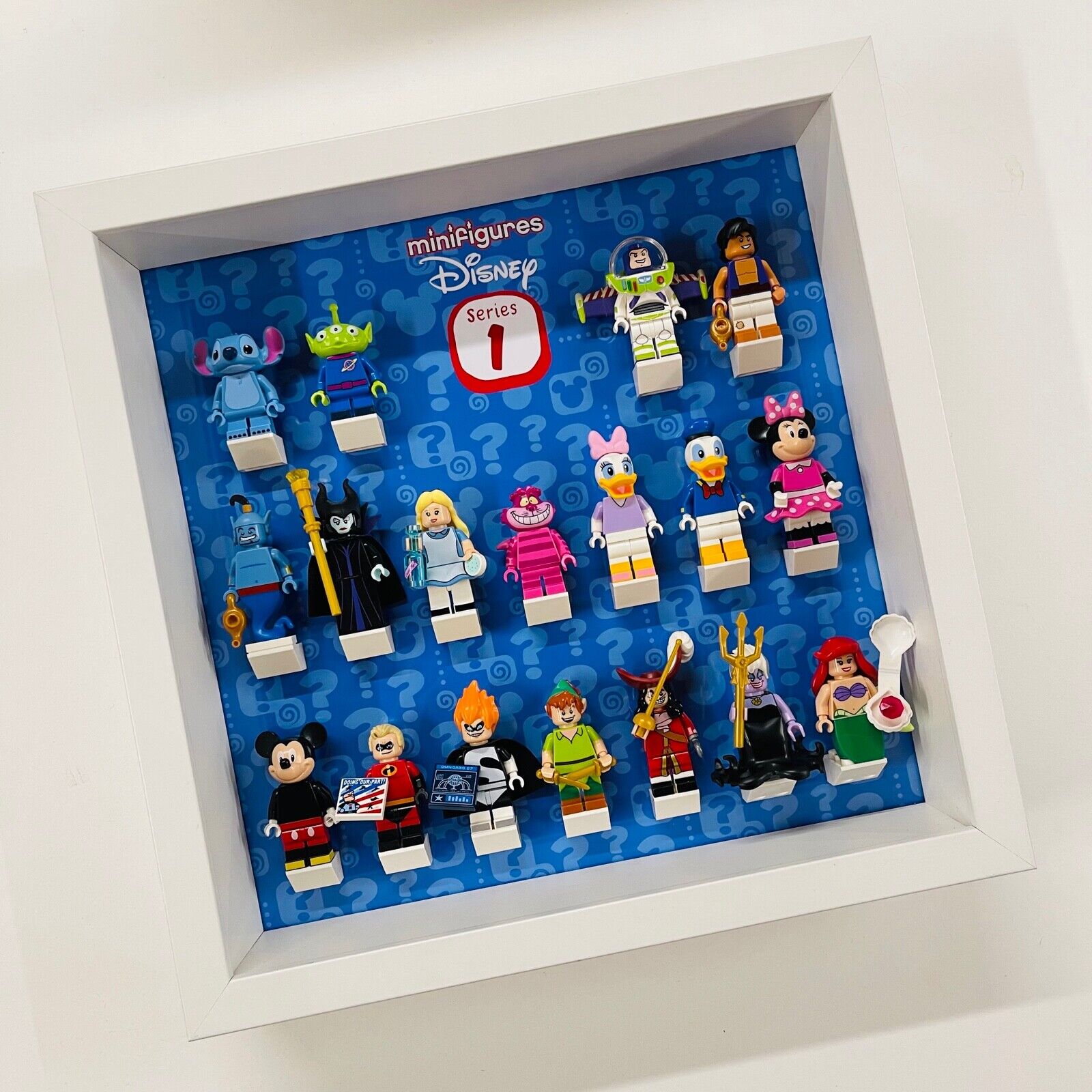 Display Frame for Lego ® Disney Series 1 minifigures 71012 figures 27cm