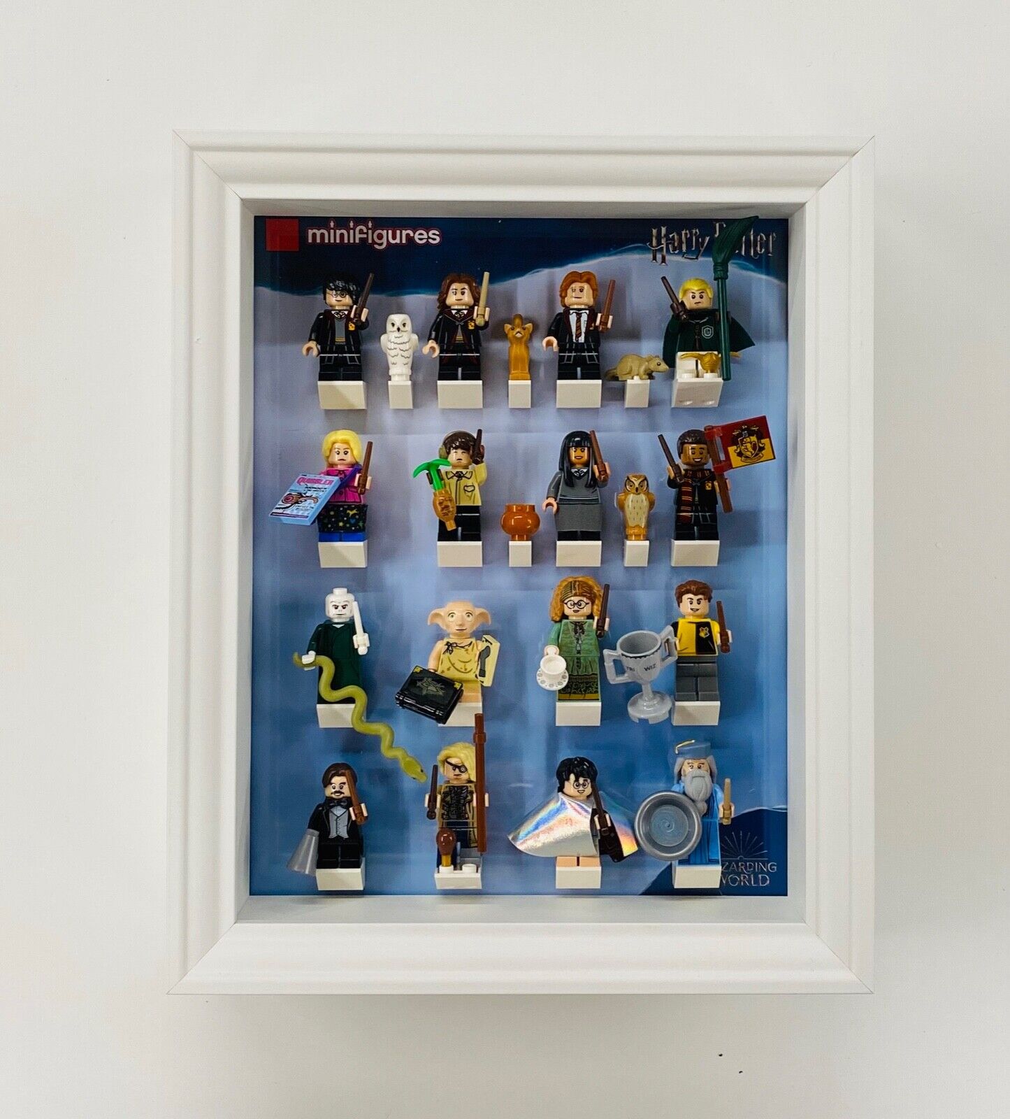 Display Frame for Lego ® Harry Potter Series 1 minifigures 71022 28cm case