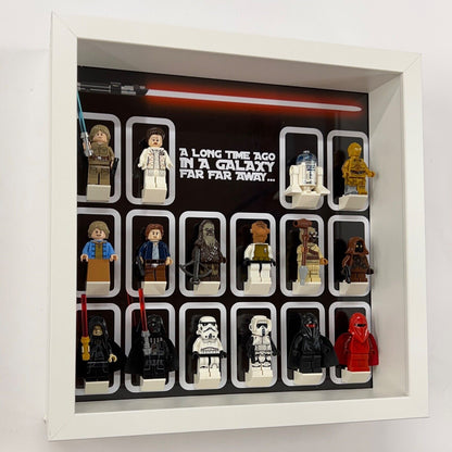 Display Frame for Lego ® Star Wars Logo minifigures figures 27cm