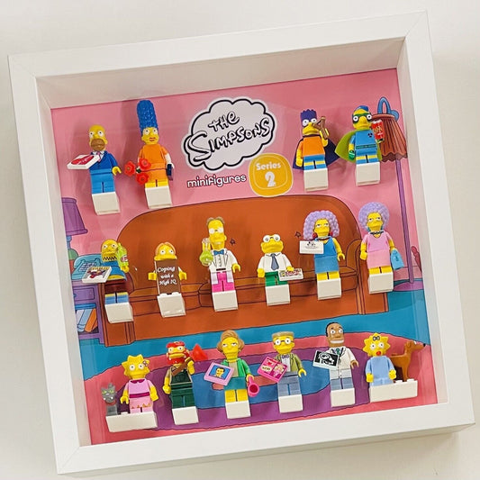 Display Frame for Lego ® The Simpsons Series 2 71009 minifigures figures 27cm