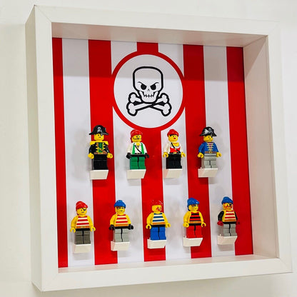 Display Frame for Lego ® Classic Pirates minifigures 27cm case