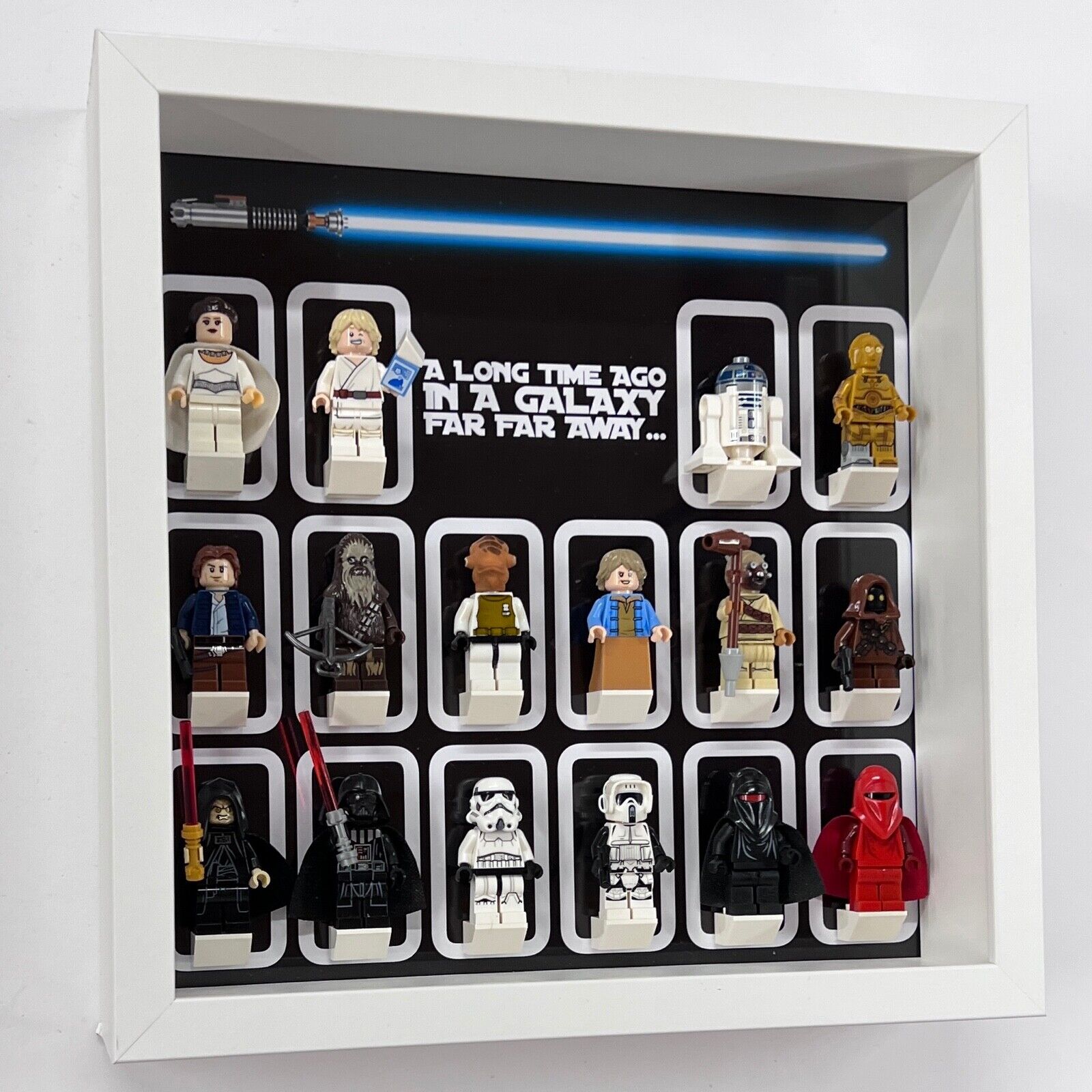 Display Frame for Lego ® Star Wars jedi minifigures figures 27cm