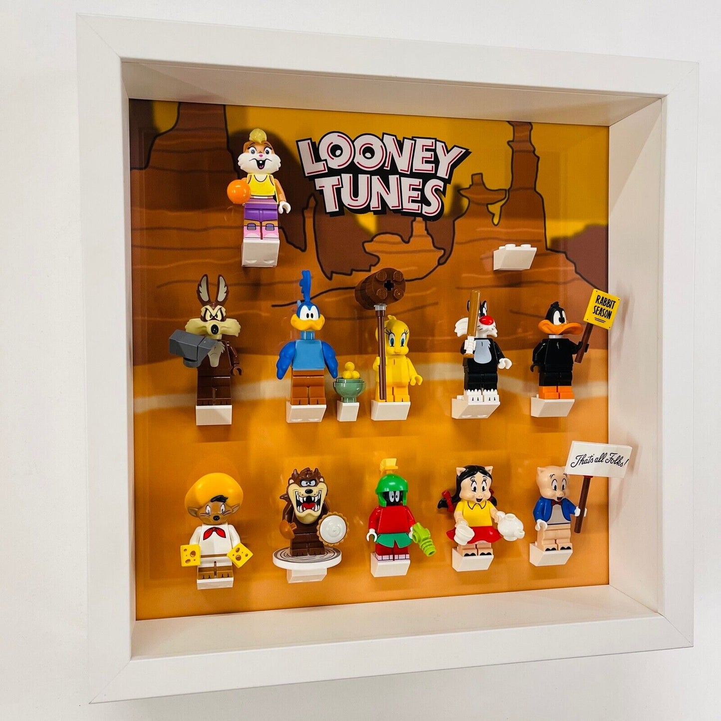 Display Frame case for Lego ®  Tunes minifigures 71030 27cm