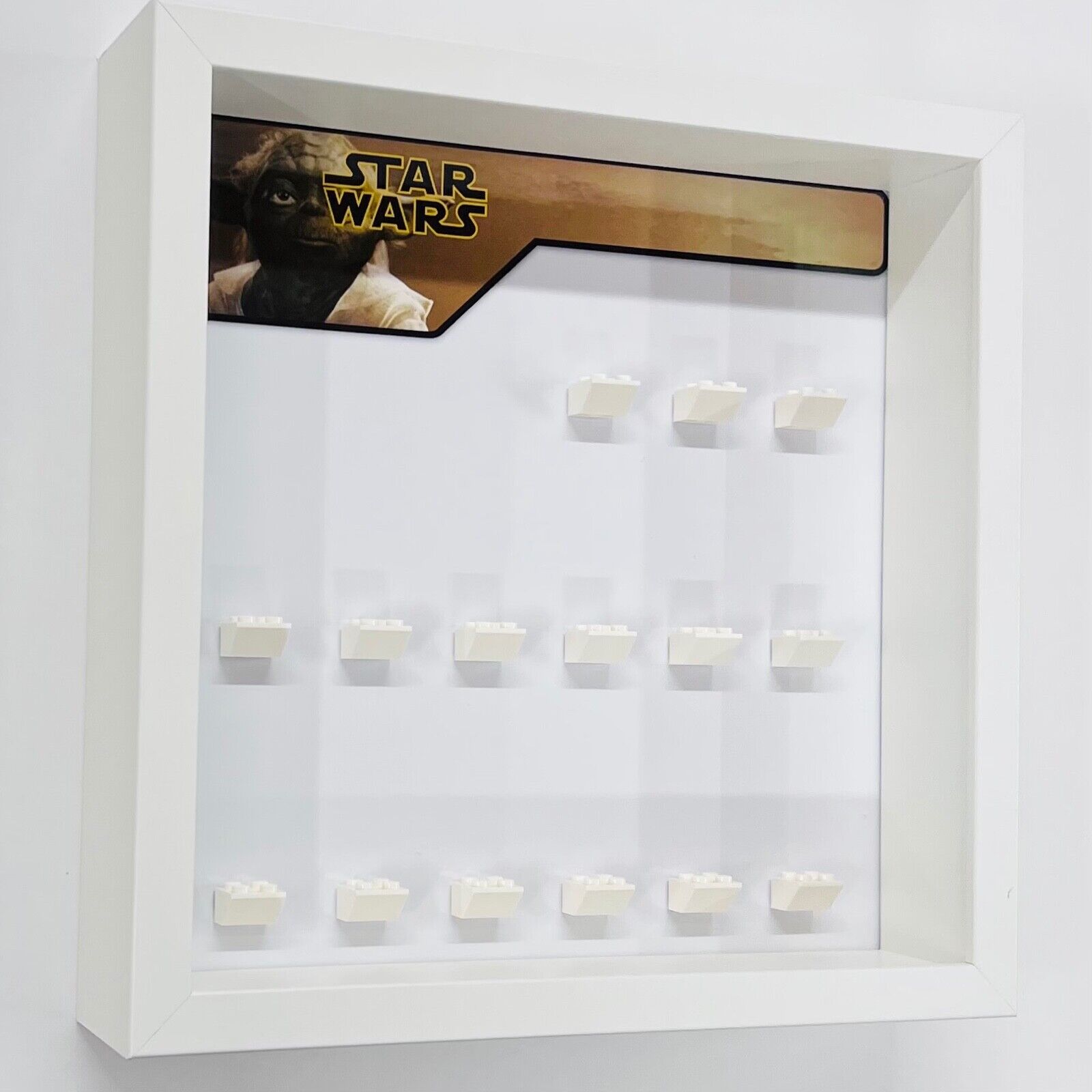 Display Frame case for Lego ® Star Wars Yoda classic general minifigures 27cm