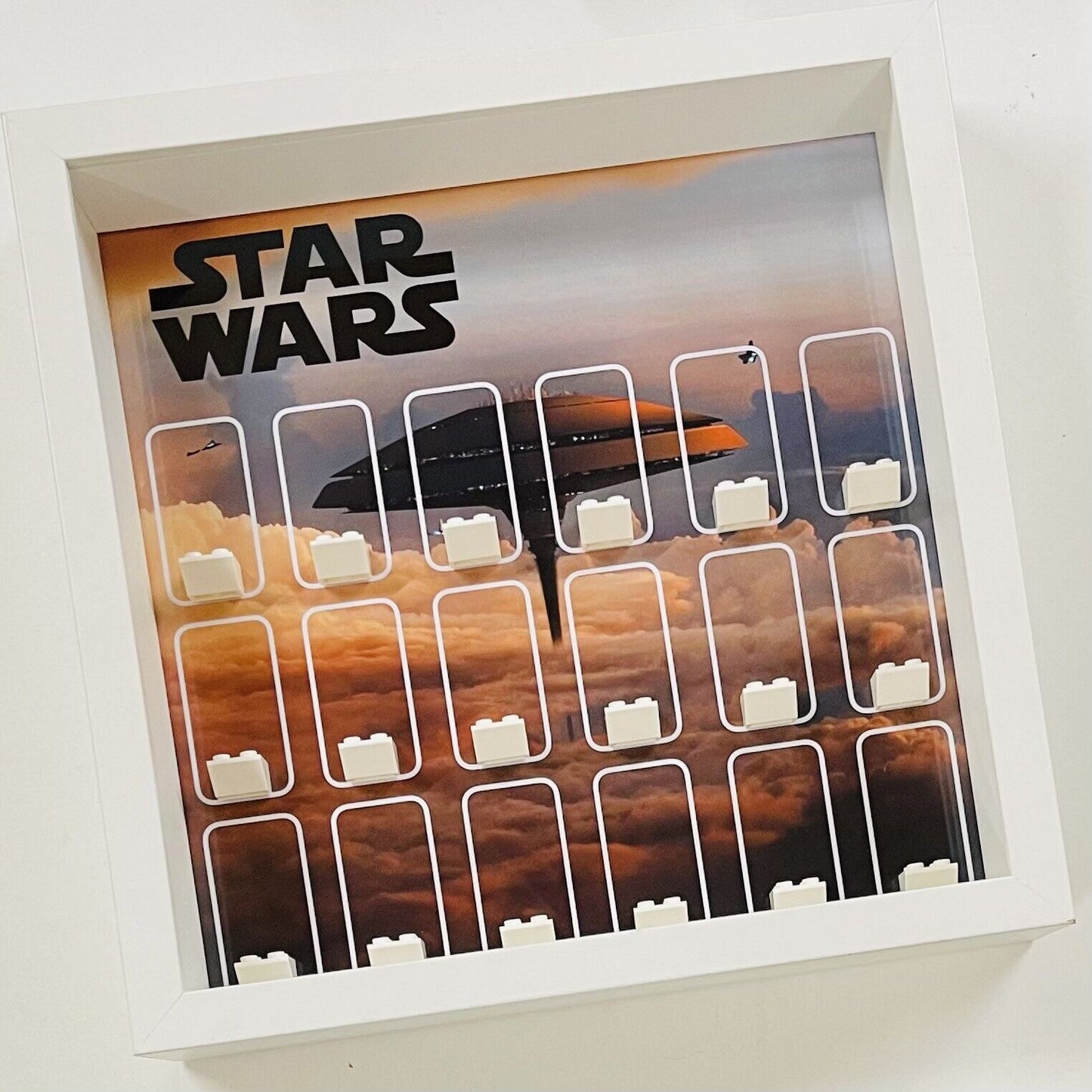 Display Frame case for Lego ® Star Wars Cloud City minifigures 75222 27cm