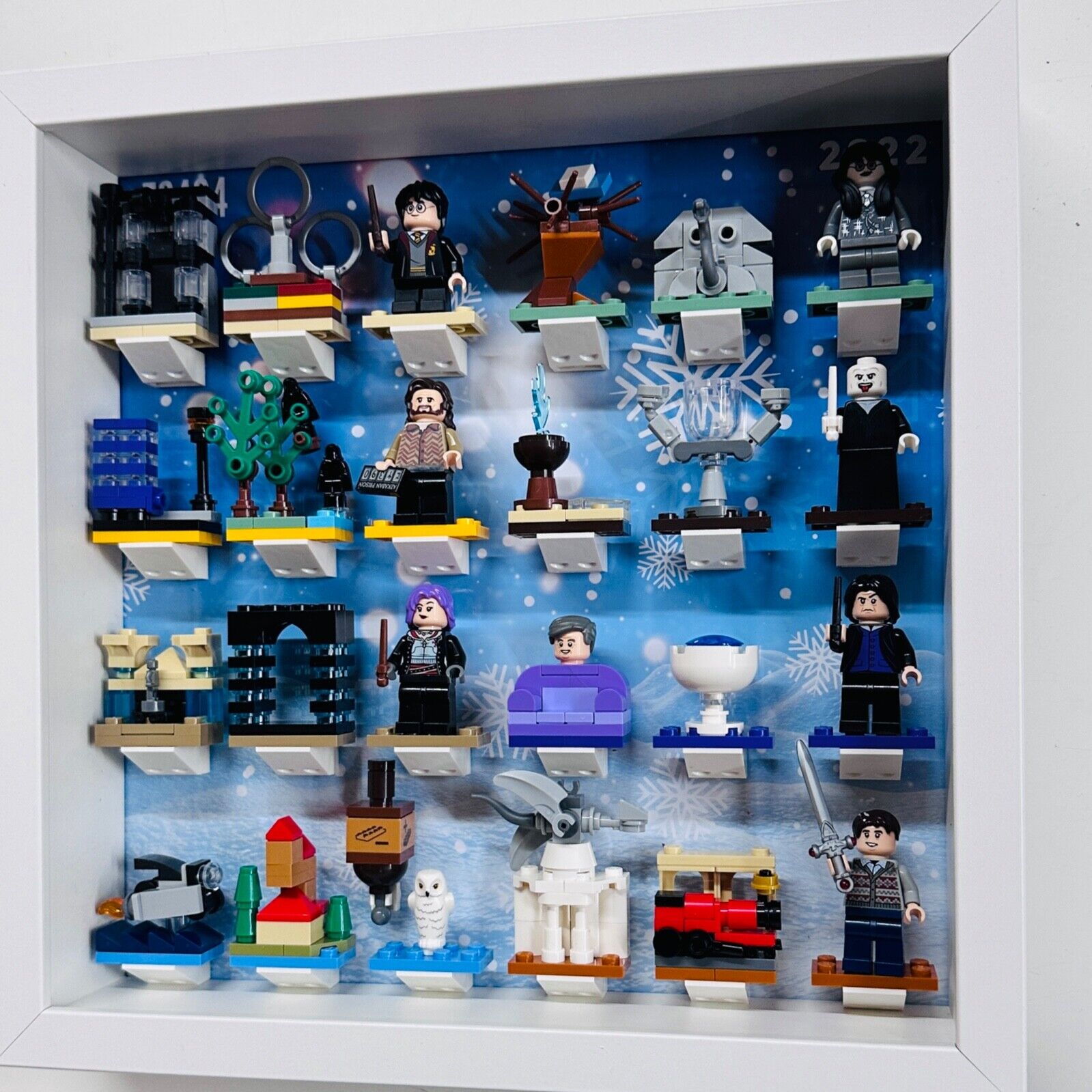 Display Frame for Lego ® Harry Potter 76404 advent Calendar 2022