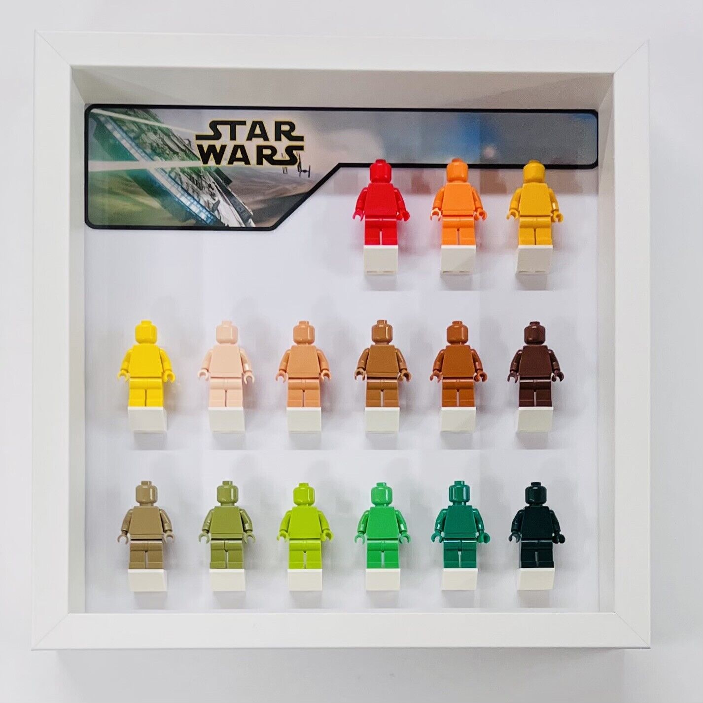 Display Frame case for Lego ® Star Wars general minifigures figures 27cm