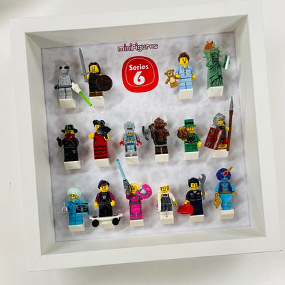 Display Frame For Lego Series 6 Minifigures 8827 No Figures 27cm