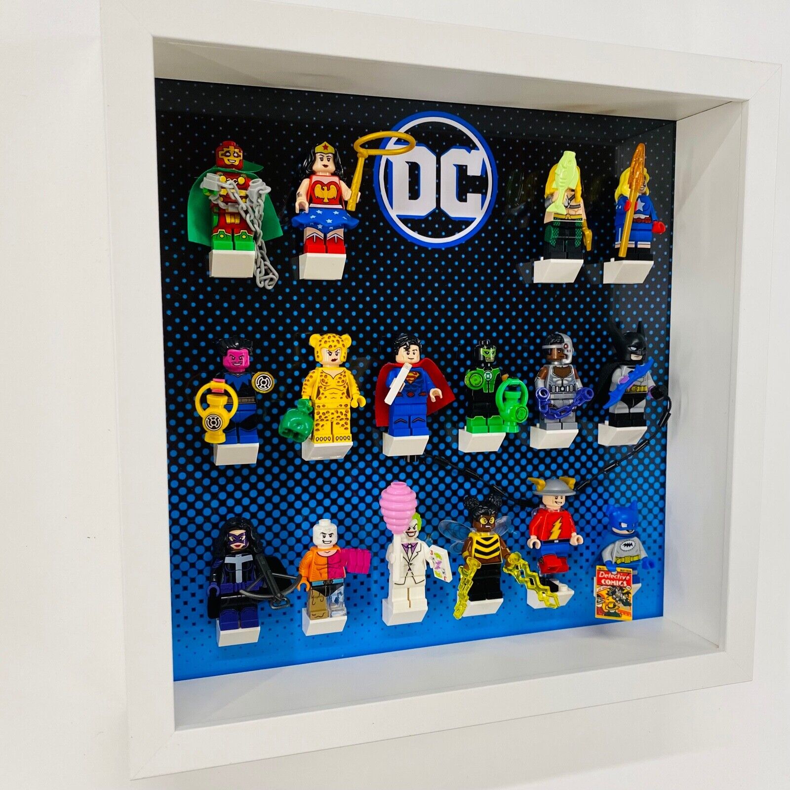 Display Frame case for Lego ® DC Comics Series minifigures 71026 figures 27cm 