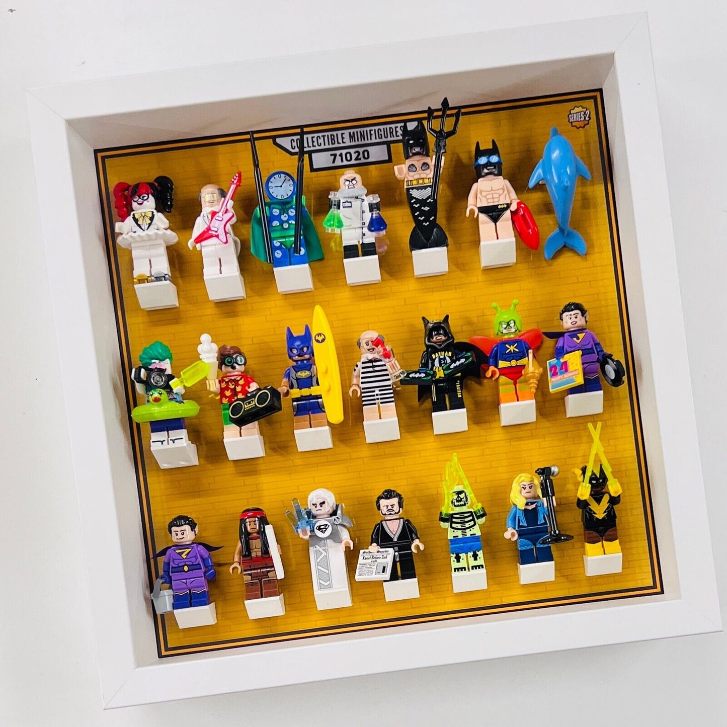 Display Frame case for Lego ® Batman Movie Series 2 71020 minifigures 27cm