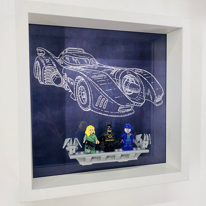 Display Frame for Lego ® 1989 Batmobile 76139 minifigures 27cm