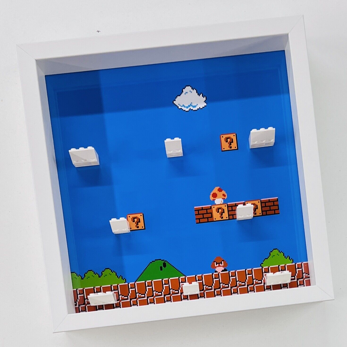 Display case Frame for Lego ® Super Mario Series 5 71410 minifigures 27cm