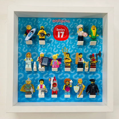 Display Frame For Lego Series 17 Minifigures 71018 No Figures 27cm