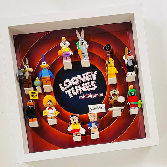 Display Case Frame for Lego ® Looney Tunes minifigures 71030 27cm