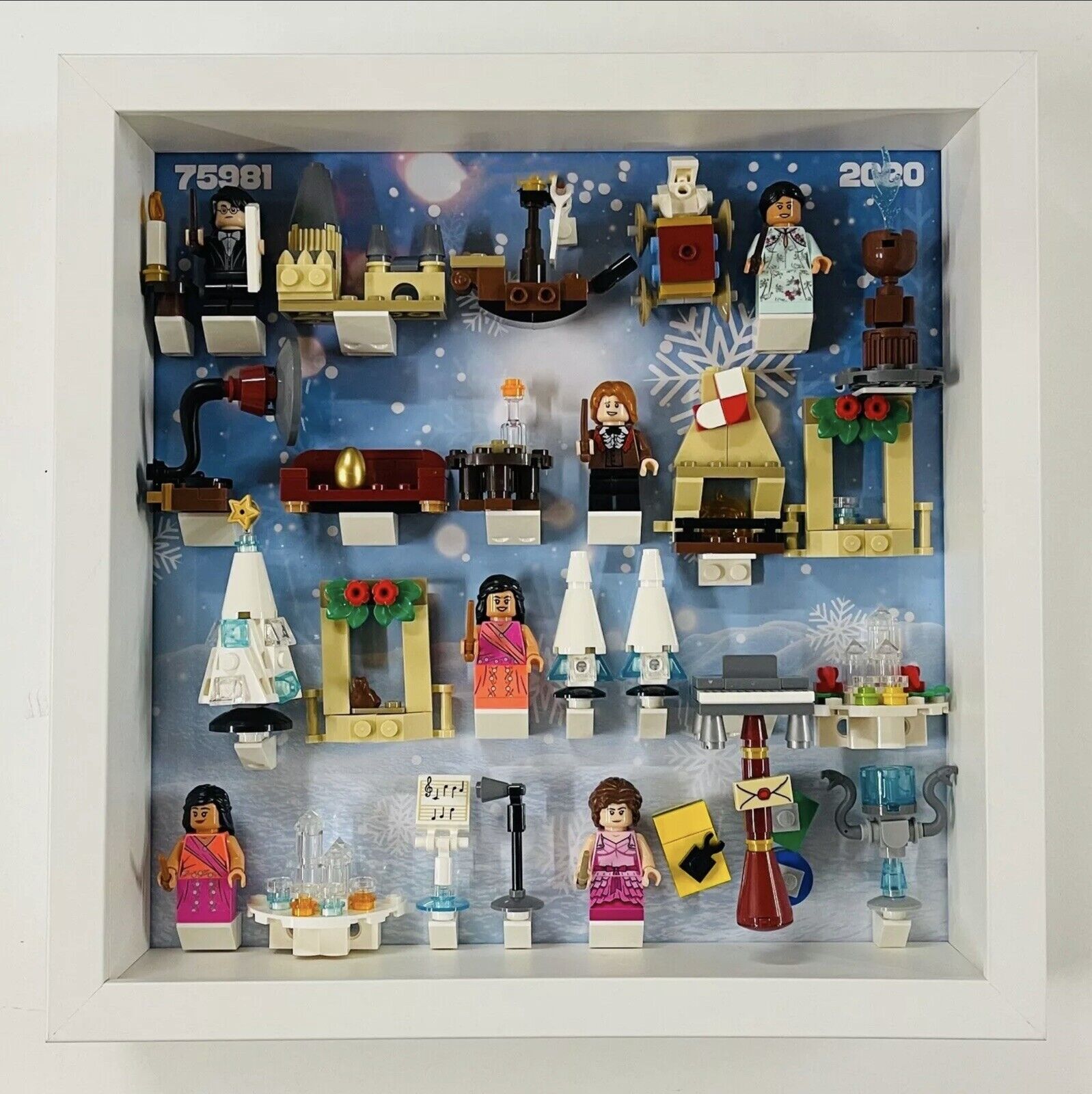 Display Frame case for Lego ® Harry Potter Advent Calendar 2020 75981 27cm