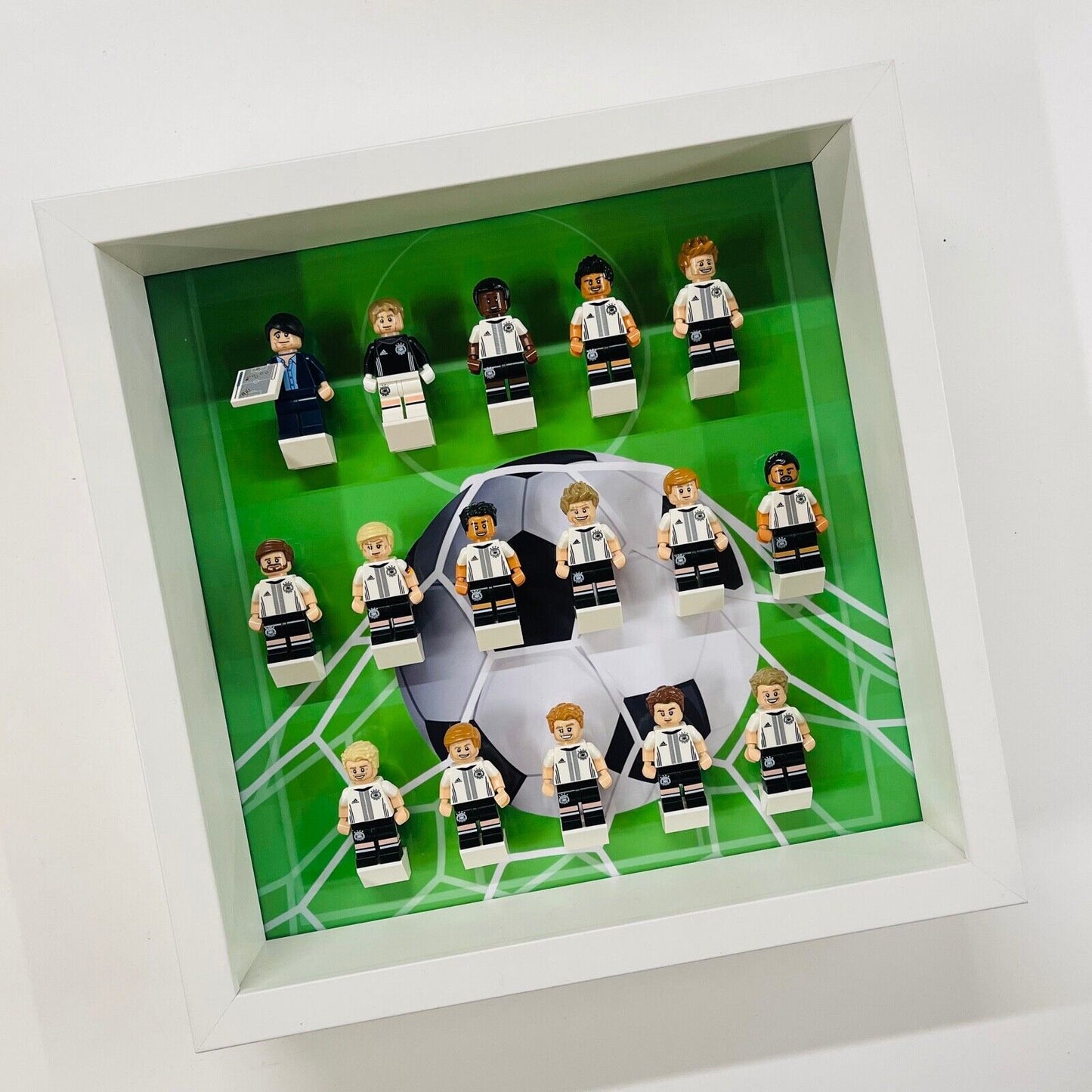 Display Frame for Lego ® German Football DFB Minifigures 71014 Figures 27cm case