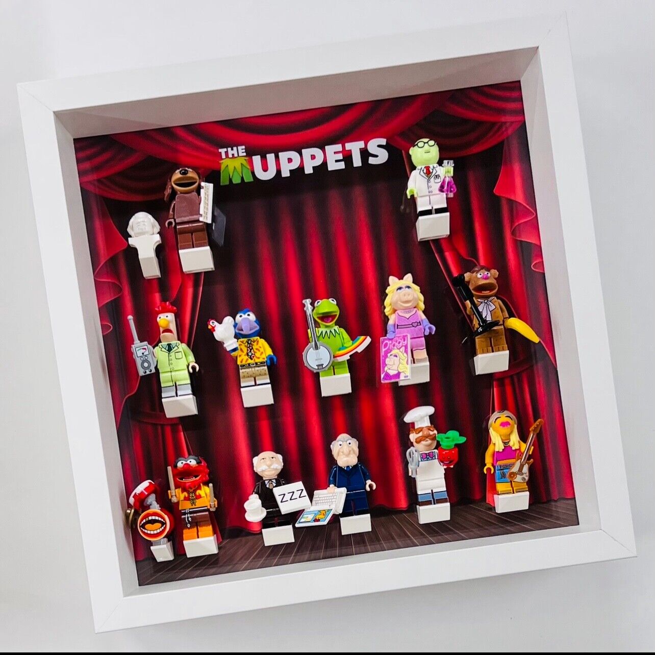 Display Frame case for Lego ® The Muppets 71033 minifigures figures 27cm 