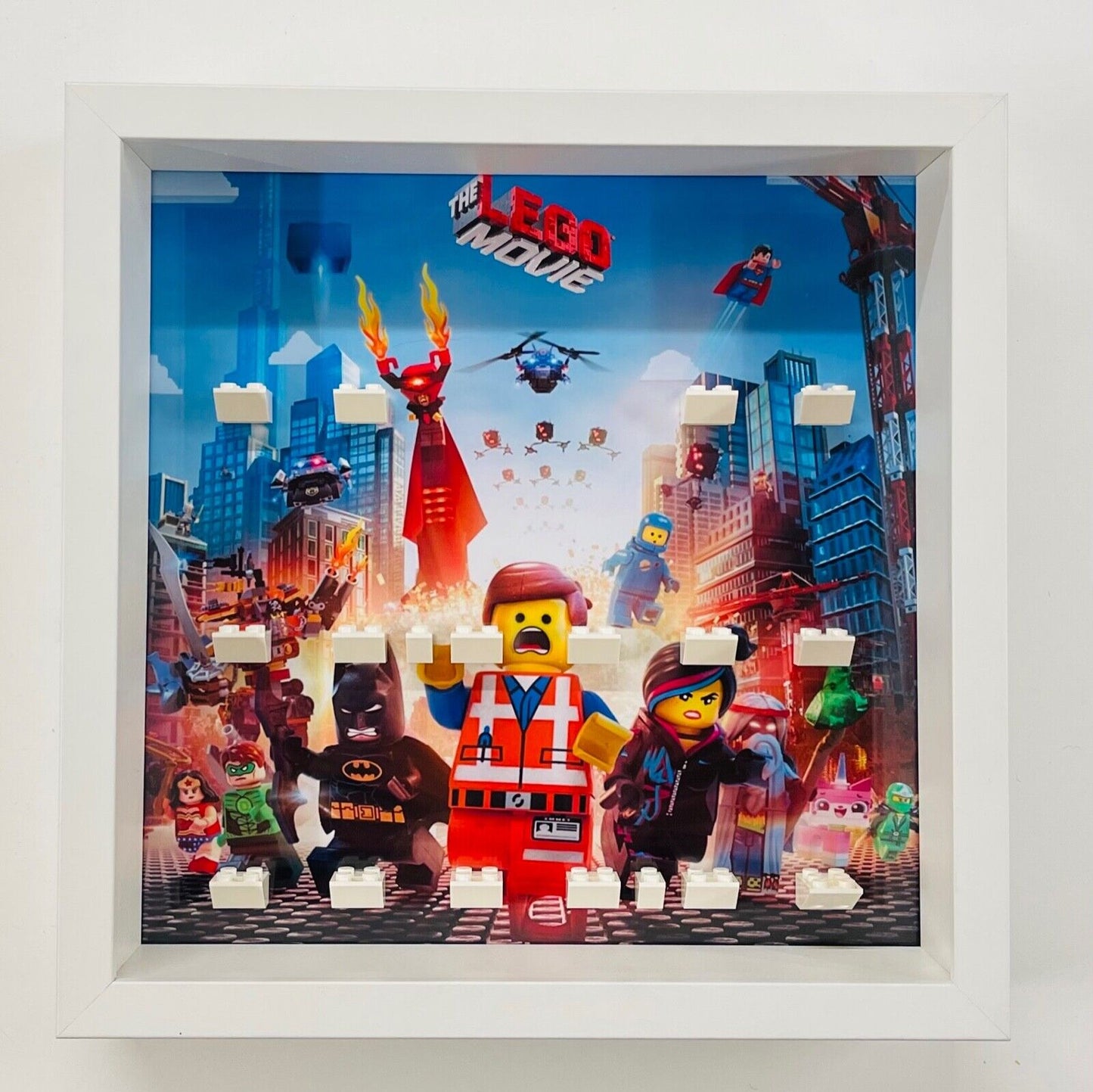 Display Frame for Lego ® Movie Series 1 minifigures 71004 figures 27cm