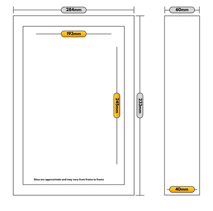 Display Frame for Lego ® Disney Series 1 minifigures 71012 28cm case