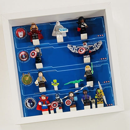 Display Frame for Lego ® Marvel Studios Series 71031 figures minifigures 27cm