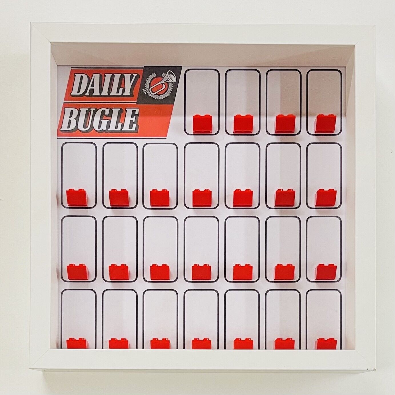 Display Frame case for Lego ® Marvel Daily Bugle 76178 minifigures 27cm 