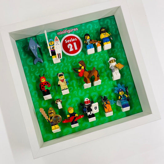 Display Frame for Lego Series 21 minifigures 71029 27cm case