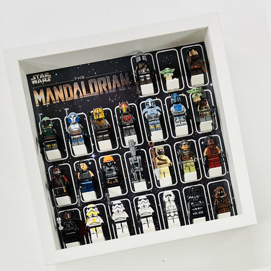 Display Frame for Lego ® Star Wars The Mandalorian minifigures figures 27cm