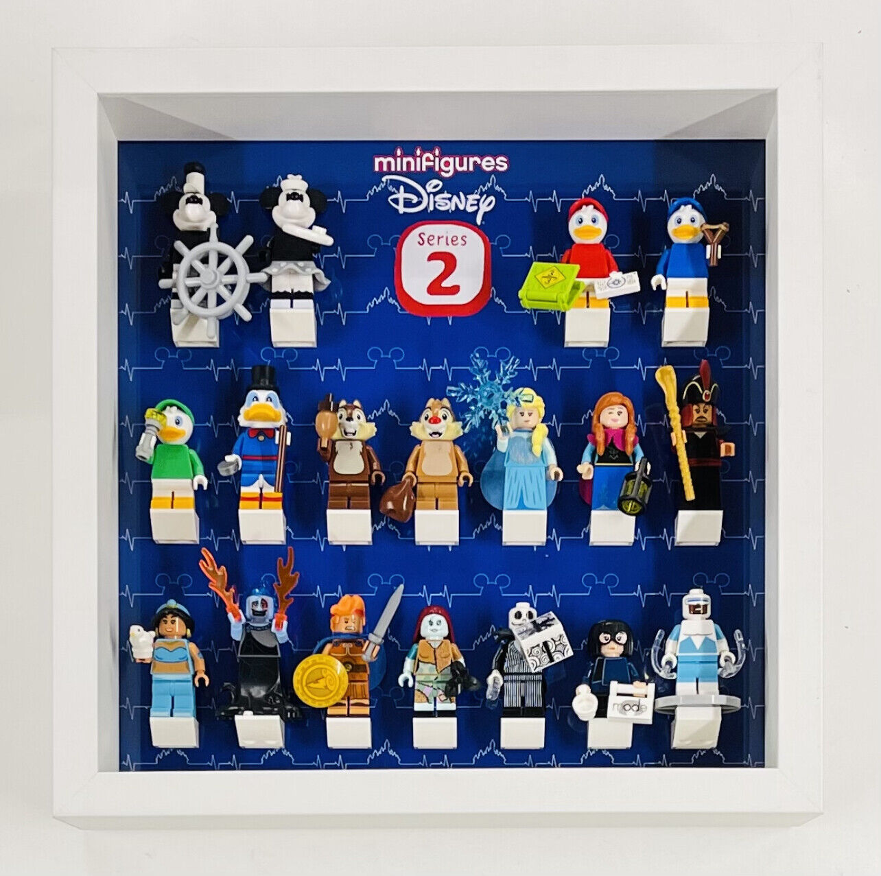 Display case Frame For Lego ® Disney Series 2 Minifigures 71024 Figures 27cm