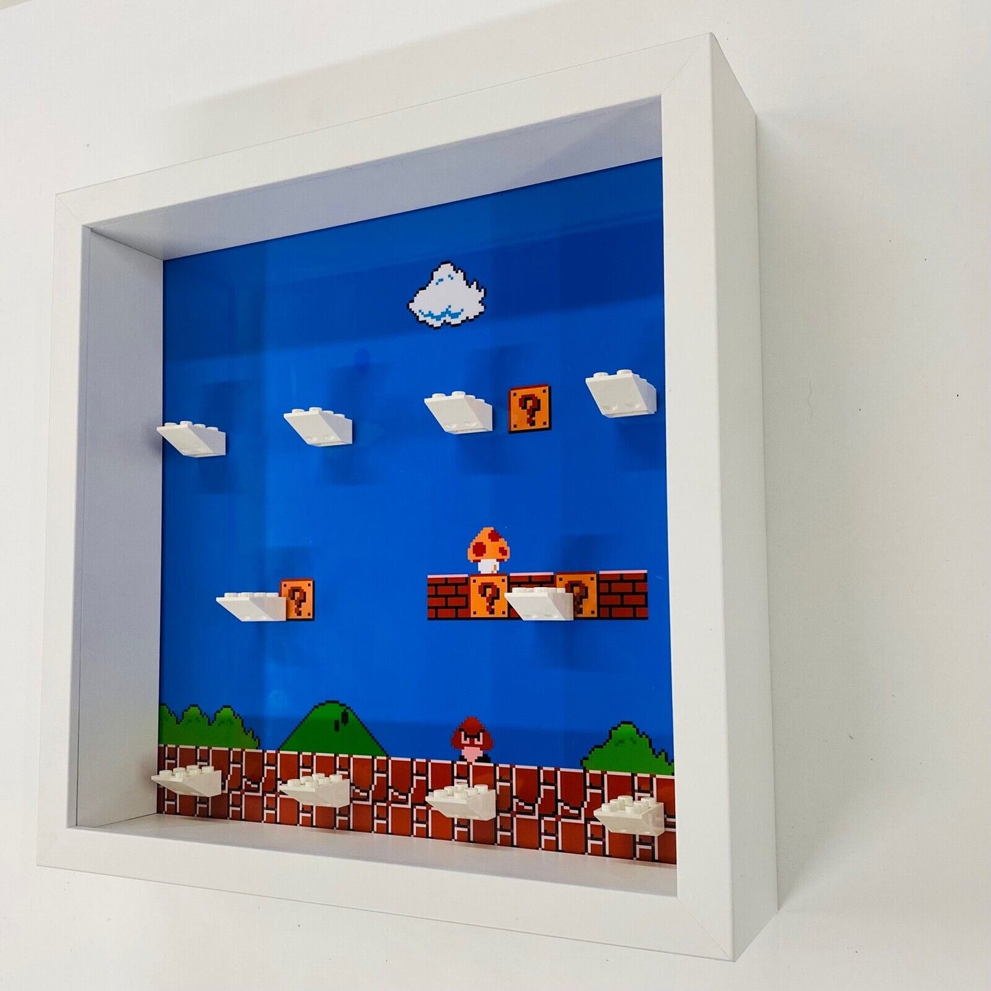 Display case Frame for Lego ® Super Mario Series 1 minifigures 27cm