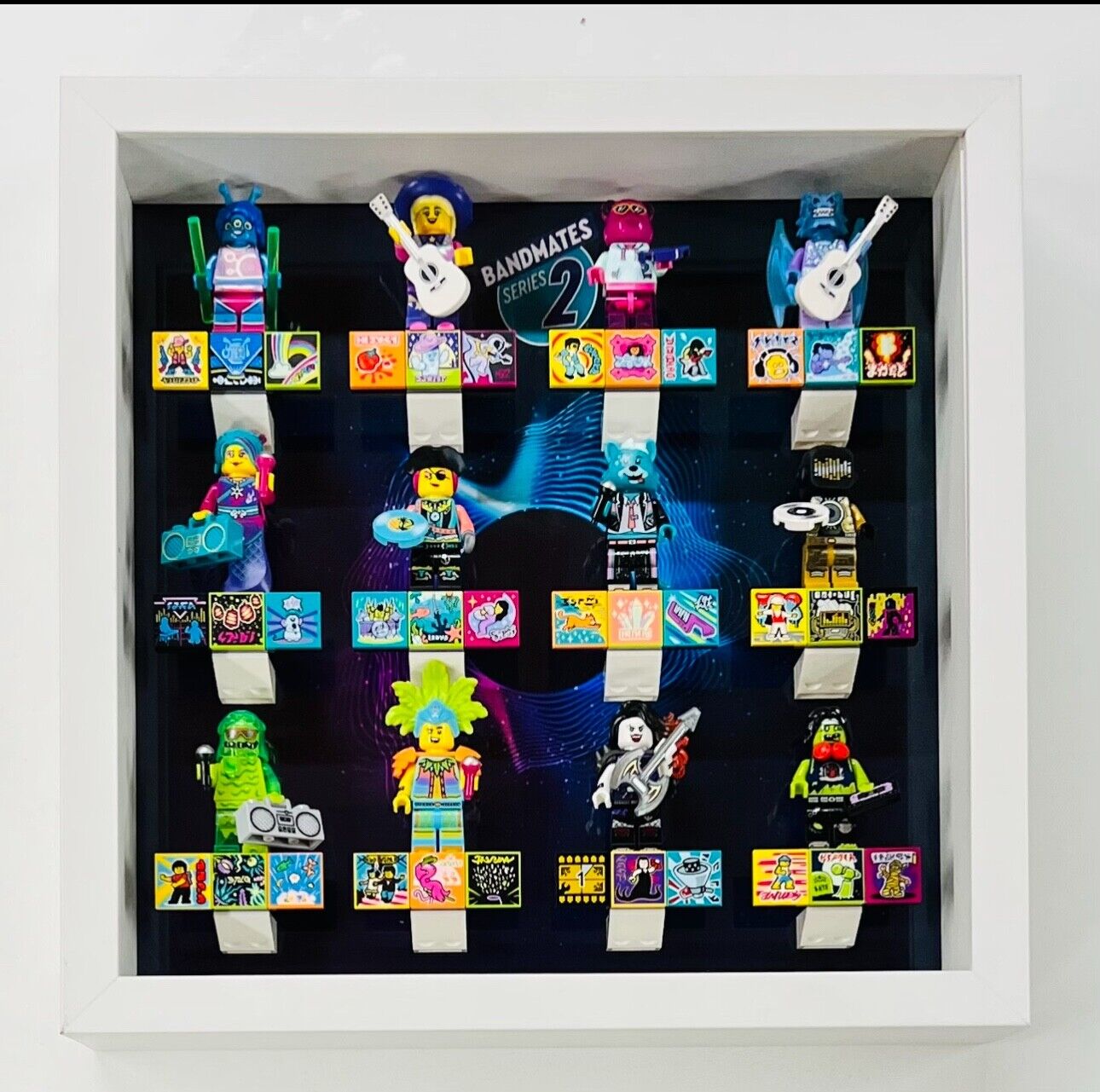 Display Frame case For Lego ® Vidiyo Bandmates Series 2 Minifigures 27cm