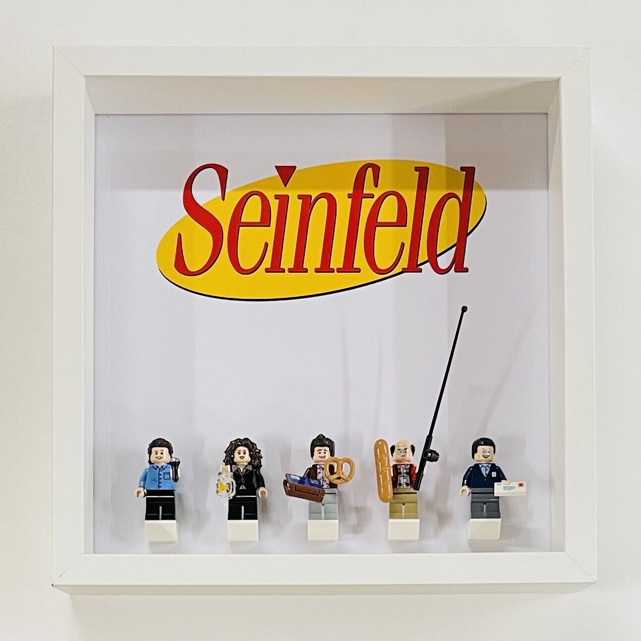 Display case Frame for Lego Ideas Seinfeld 21328 minifigures 27cm